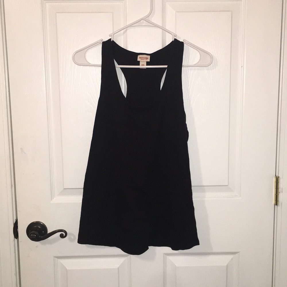 Black tank top